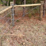 Strong, Sturdy agricultural barb wire fences